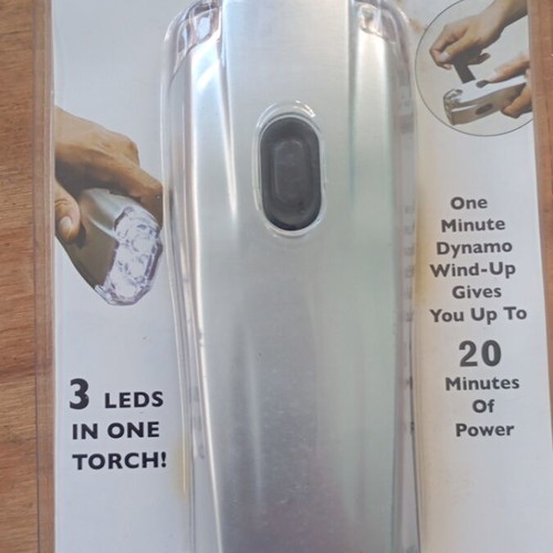 Led flashlight new with dynamo mechanism and 3 LEDs