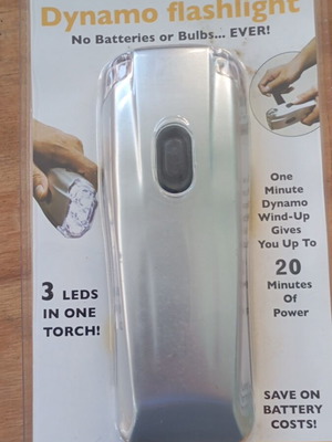 Led flashlight new with dynamo mechanism and 3 LEDs
