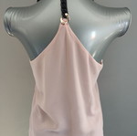Chiffon top with chain New!