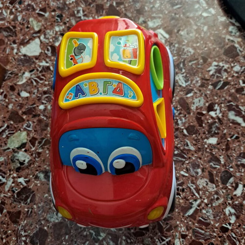 Clementoni Makis Car Baby Toy used, interactive learning in Greek