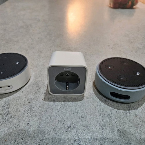 Smart home set Alexa like new with two Alexa and hue compatible smart plug