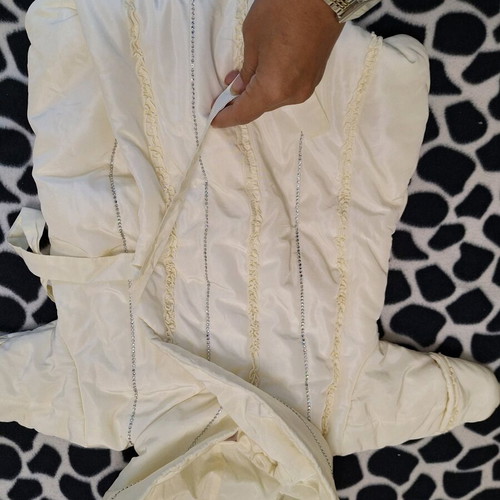 Blumarine baby infant outing suit like new with crystals