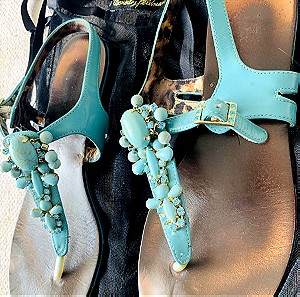 Beverly Feldman leather sandals