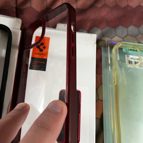 Spigen cases for iPhone 13 like new, hard, 2 pieces