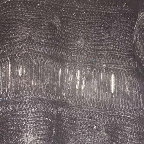 Knitted sweater like new, black with silver sequins, size M