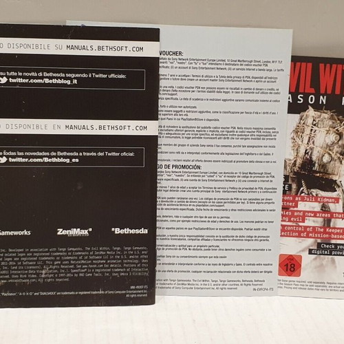 The Evil Within Limited Edition The Fighting Chance Pack for PlayStation 4 like new