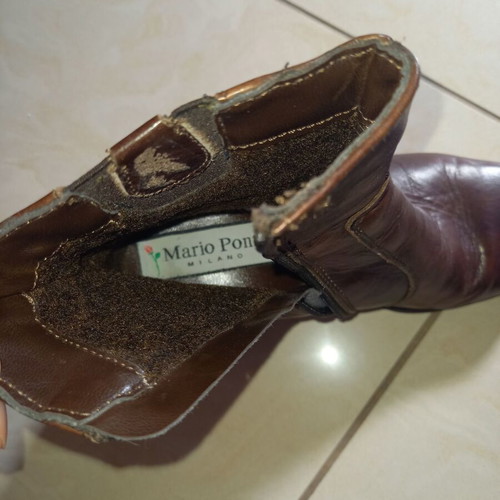 Mario Ponti Milano women's ankle boots size 36 brown used in good condition