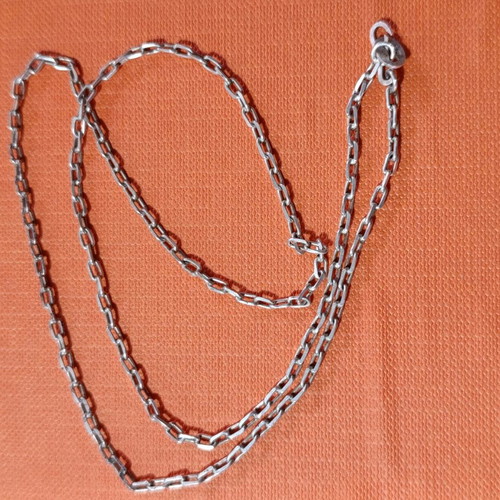 Silver Necklace Chain 950 Used, 50.3cm, 6.06g
