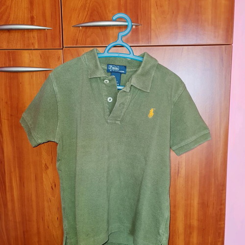 Tshirt Ralph Lauren used, green, size 6 years