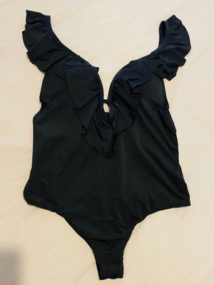 Tezenis one-piece swimsuit size M new, black