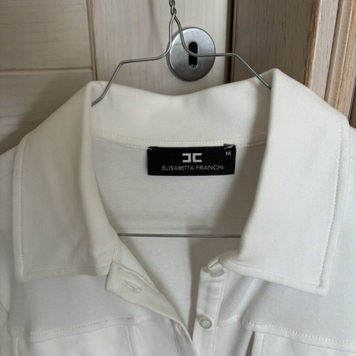 Elisabetta Franchi blouse like new, elastic fabric, fits large