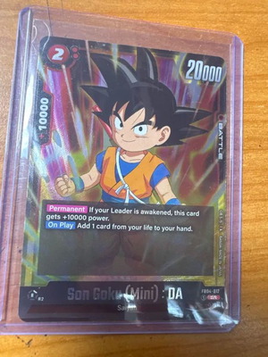 Son Goku (Mini) DA Dragon Ball Super κάρτα παιχνιδιού καινούργια