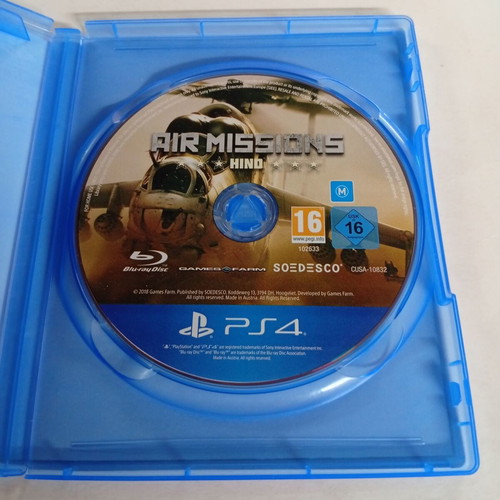 Air Missions: Hind PS4 game like new