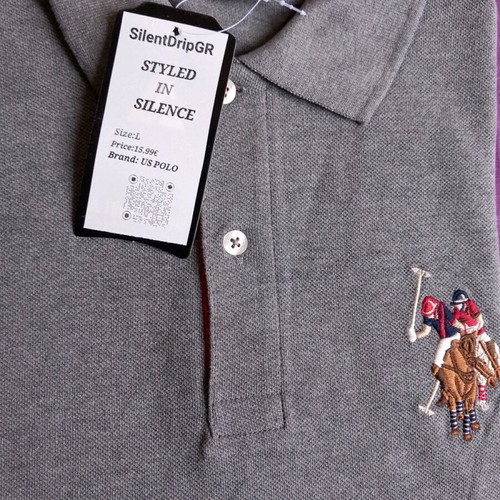 U.S. Polo Assn. Polo grey size L new with tags