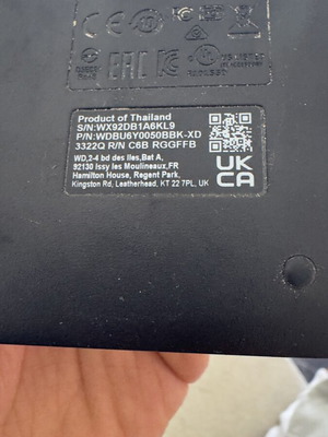 WD 5TB hard drive used, good condition
