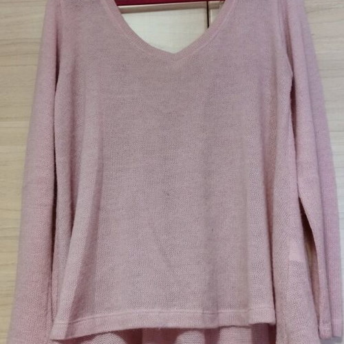 Pink woolen blouse Regalinas like new, one size