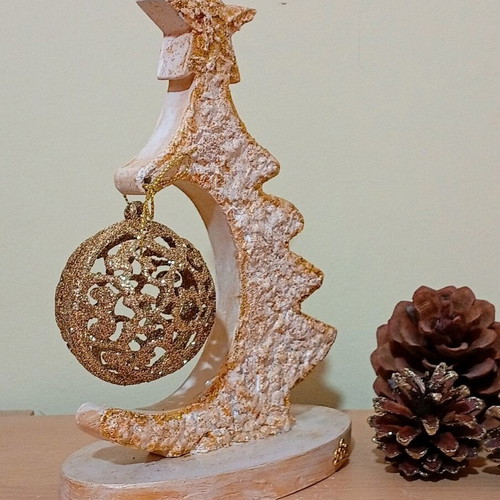 Handmade large ceramic Christmas tree charm 2026 new