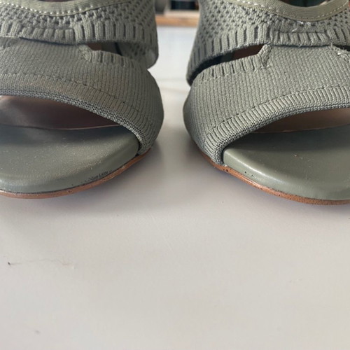 Zara fabric sandals used, size 38, khaki