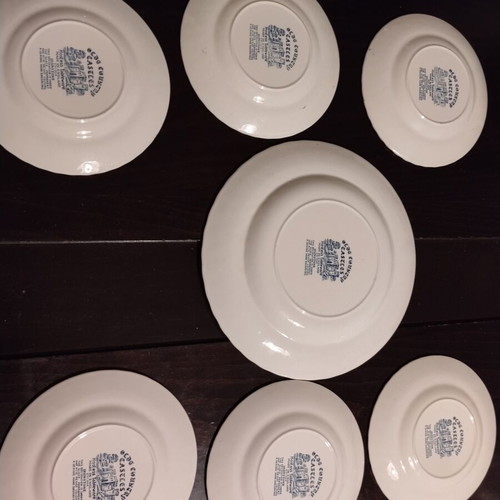 Vintage English Ironstone Plates set of 13, like new