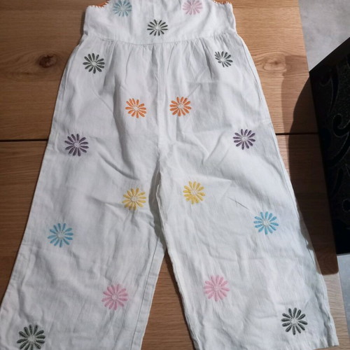 Zara summer one-piece used for 4 years old, white