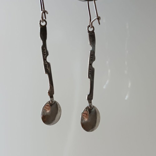 Silver 925 dangling earrings like new