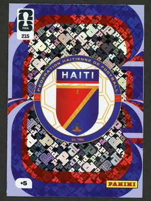 2026 Panini World Cup Adrenalyn XL #215 Team Badge Haiti σαν καινούργιο
