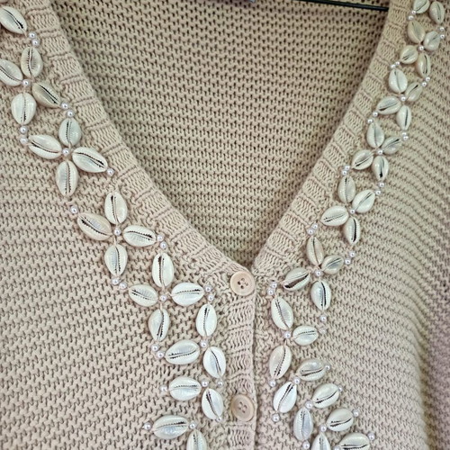 Moschino Cheap and Chic summer cotton cardigan like new, size M, beige