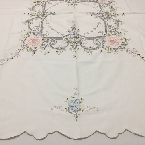 Cotton tablecloth square like new 120x120cm