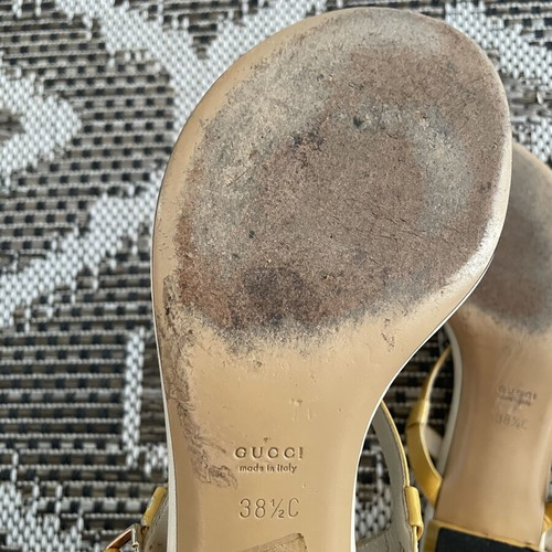 Gucci sandals yellow size 38.5