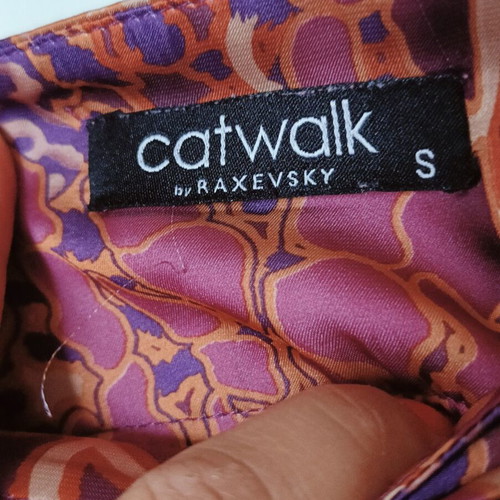 Catwalk vintage Harem jeggings pants used, leopard print, size S