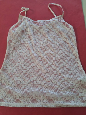 M&S Lace Blouse white like new size XL 14