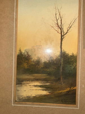 Kosmas Stathis painting like new, genuine signed artwork