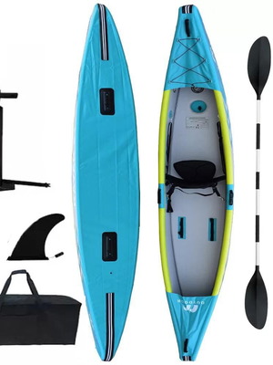 Φουσκωτό Kayak S Aqua σαν καινούργιο για 2 άτομα με αξεσουάρ