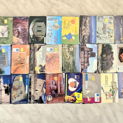 Phone card collection used, 1,410 pieces, mainly OTE
