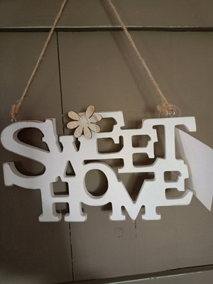 Wooden sign unused