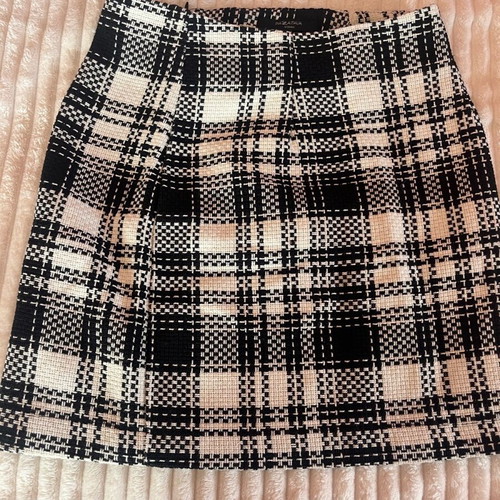 Checked women's skirt used, size Xsmall, Piazza Italia