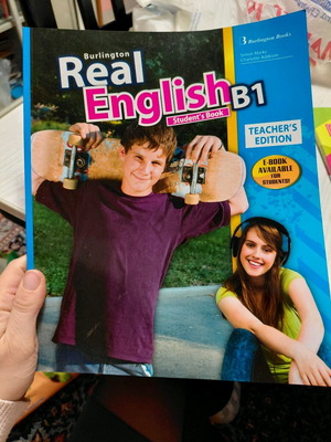 Real English B1 Student's Book Teacher's Edition like new