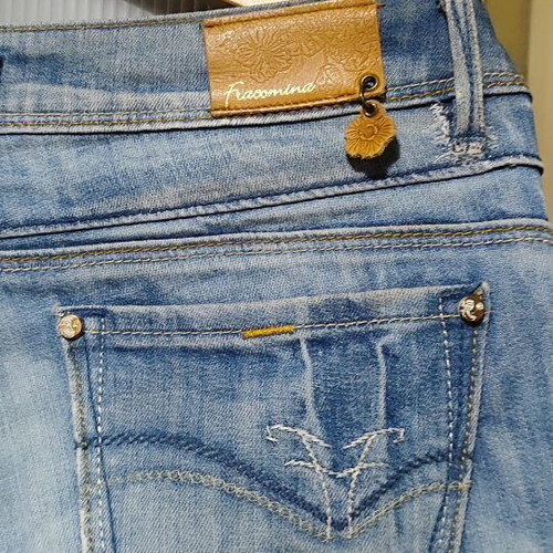 Fracomina low-rise women's jeans, size 30/44, blue