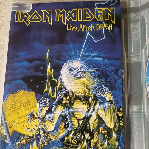Iron Maiden DVD Live After Death double disc like new