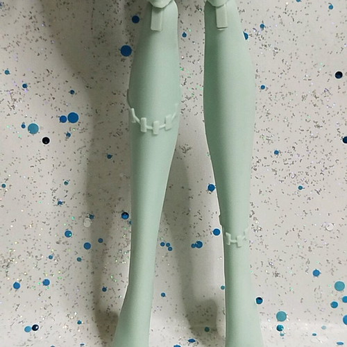 Monster High Frankie Stein doll used nude with flaws