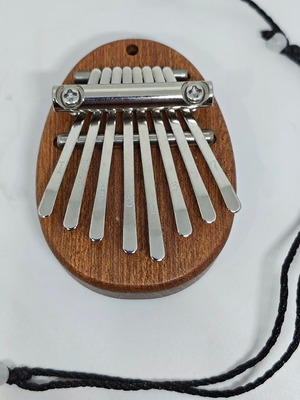 Mini Kalimba 8 Keys Walnut Wood like new