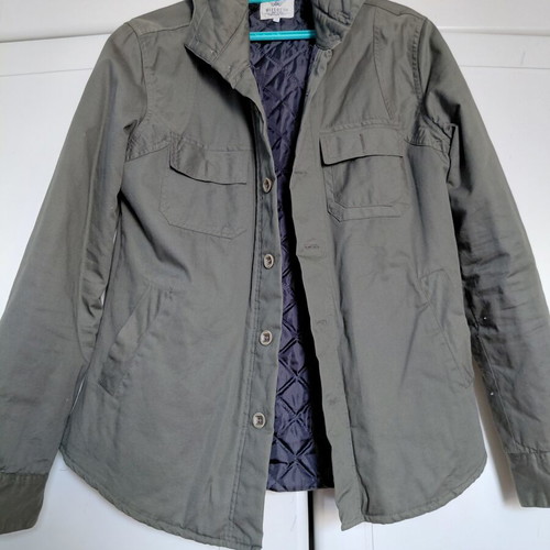 Khaki outerwear used, autumn jacket, size M