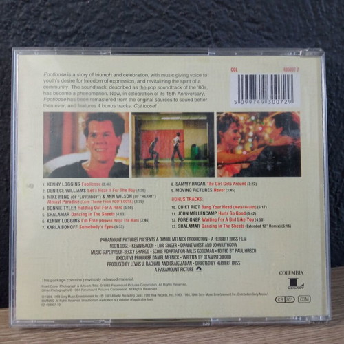 Footloose 15th Anniversary Collectors’ Edition soundtrack CD used