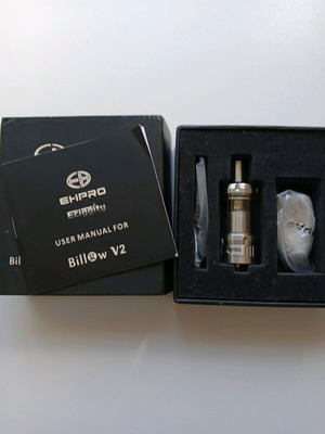 Billow v2 Nano RTA tank used by EHpro & Eciggity