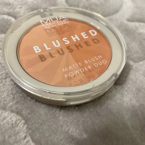 MUA powder duo peachy blush new