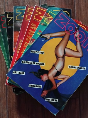 Zoom – The Image Magazine issues 1 and 3-9 like new, British edition 1978-1979