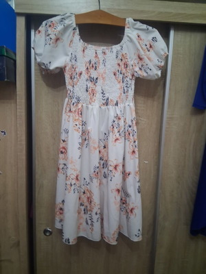 Girl's dress, size 146 cm, colorful