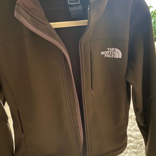 North Face women's jacket petite Small brown like new
