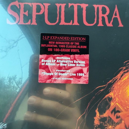 Sepultura Beneath The Remains 2 LP Expanded Edition new, sealed