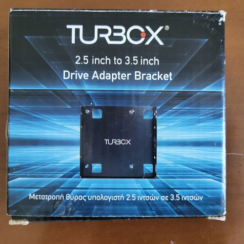 Turbo-X drive adapter bracket 2.5 to 3.5 inch new